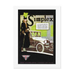 The Simplex - Vintage Automobile Advertisement Post Card