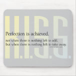 The simplicity of excellence... mousepad