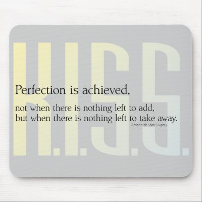 The simplicity of excellence... mousepad by Chakham