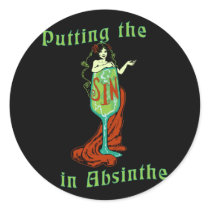 The Sin In Absinthe stickers