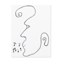 The Singer postcards