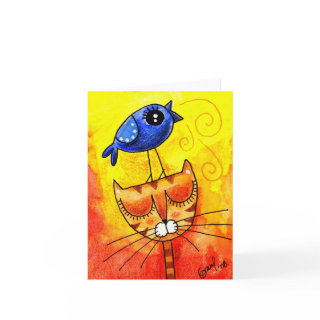 The Singing Crow - Card