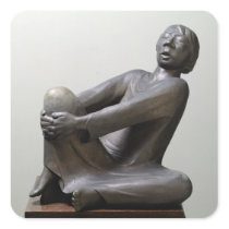 The Singing Man, 1928 Square Sticker