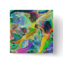 "The Sirens" Digital Art Pinback Buttons