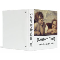 The Sistine Madonna (detail) Vinyl Binder