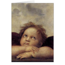 The Sistine Madonna (detail) Greeting Cards
