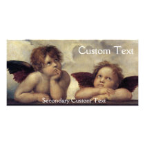 The Sistine Madonna (detail) Custom Photo Card