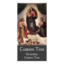 The Sistine Madonna Custom Photo Card