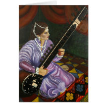 The Sitar Player Card