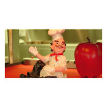 The Sitting Chef photo cards by digitalshirts The Sitting Chef photo cards
