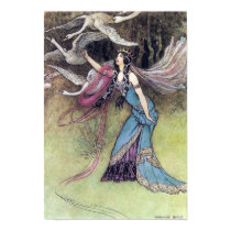 The Six Swans by Warwick Goble Poster posters by CollageMontage The Six Swans by Warwick Goble Poster posters