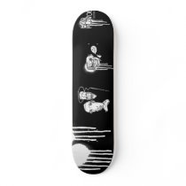 The Sketch-faced Deck skateboards by MadFlavour The Sketch-faced Deck skateboards
