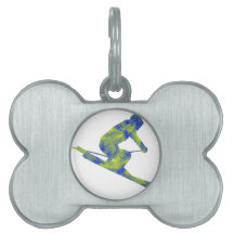 THE SKI TIME PET TAG