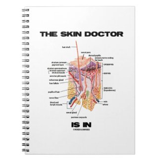 The Skin Doctor Is In (Anatomy Dermatology) Note Book