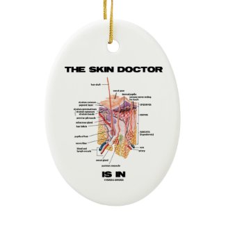 The Skin Doctor Is In (Anatomy Dermatology) Ornaments