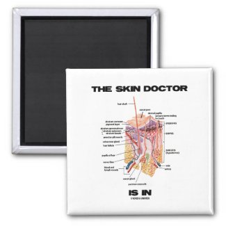 The Skin Doctor Is In (Dermatology Attitude) Magnet