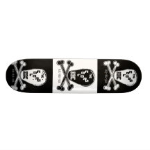 THE SKULL & CLONES BOARD SKATE BOARD DECK