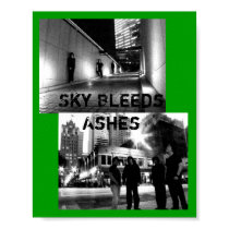 The Sky Bleeds Ashes poster posters