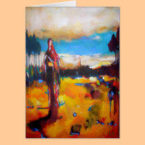 "The sky carries the weight of my dreams" Acrilyc cards