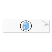 THE SKY GORILLA BUMPER STICKER