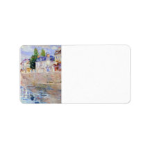 The sky in Bougival by Berthe Morisot Custom Address Labels