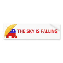 The Sky is Falling bumper stickers by Robustoman The Sky is Falling bumper stickers