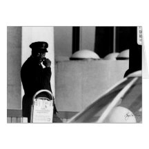 The Skycap Greeting Card