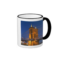 The skyline of Cincinnati, Ohio, USA at dusk Coffee Mug
