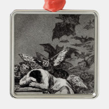 The Sleep of Reason Produces Monsters Christmas Ornament