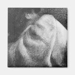 The Sleeper by Georges Seurat Fridge Magnet