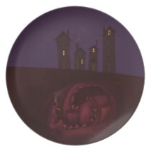The sleeping dragon stirred under the little house plate