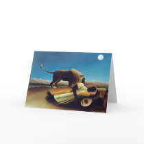 "The Sleeping Gypsy" by Henri Rousseau cards by VintagePets "The Sleeping Gypsy" by Henri Rousseau cards