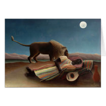 The Sleeping Gypsy, Henri Rousseau Cards
