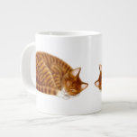 The Sleeping Tabby Cat Jumbo Mug