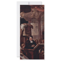 The Sleeping Town By Hogarth William Personalized Rack Card