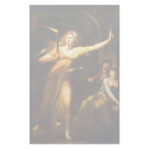 The Sleepwalking Lady Macbeth By Füssli Johann Hei Personalized Stationery