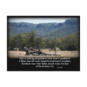 The Sleepy Log, Man is nothing compared to what... postcards by StarK8tz The Sleepy Log, Man is nothing compared to what... postcards