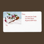 The Sleigh Ride Address Label labels