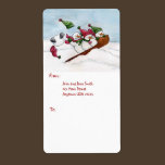 The Sleigh Ride Address Label labels