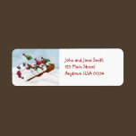 The Sleigh Ride Address Label labels
