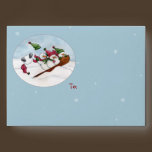 The Sleigh Ride Greeting Envelope envelopes