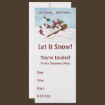 The Sleigh Ride Party Invitation invitations