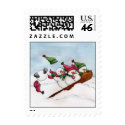 The Sleigh Ride Postage Stamp stamp
