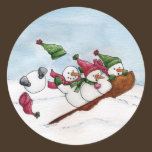 The Sleigh Ride Sticker stickers