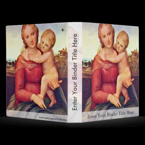 The Small Cowper Madonna By Raffael Vinyl Binder