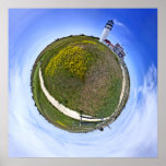 The Small World of Cape Cod Light. Poster