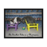 The Smallest Feline is a Masterpiece postcards