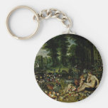 The Smell By Bruegel D. Ä. Jan (Best Quality) Key Chain