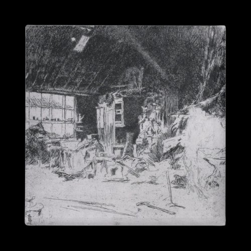 The smithy by James Abbott McNeill Whistler Fridge Magnets