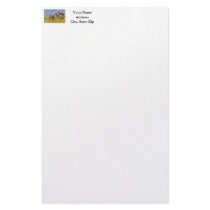 The Smoke Signal by Frederic Remington Personalized Stationery